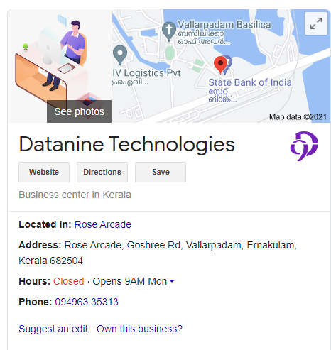 Datanine Technologies Google My Business